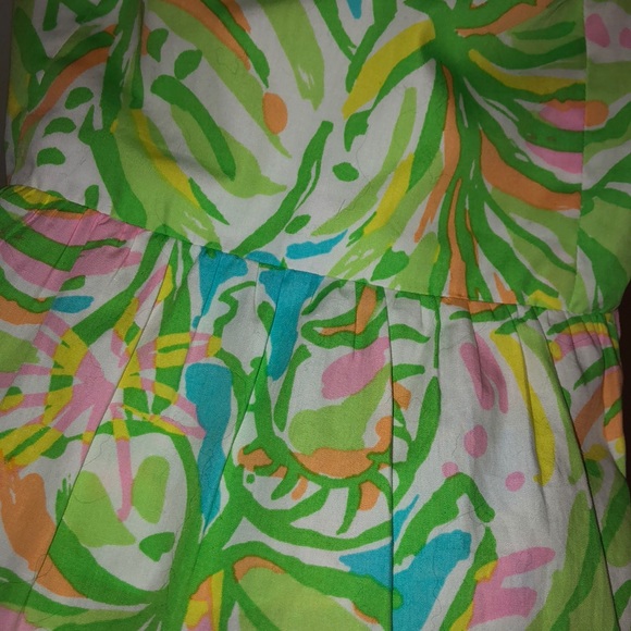Lilly Pulitzer Pattern Strapless Top - Picture 2 of 4